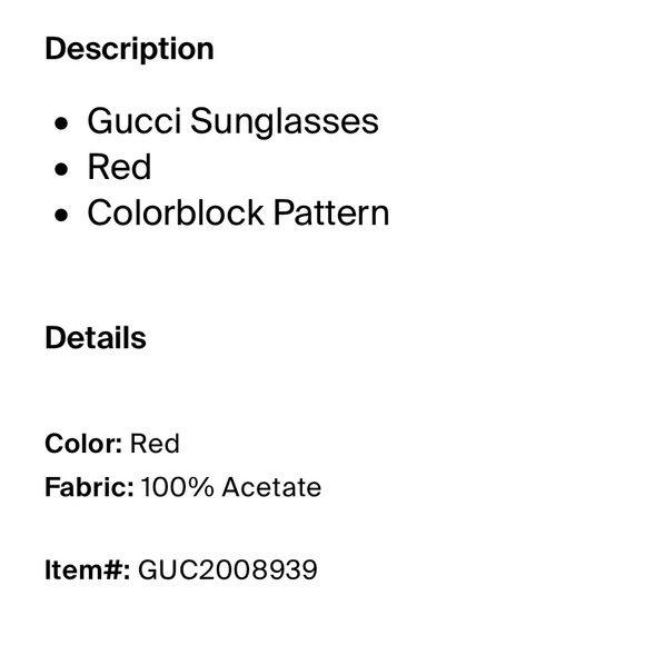 Gucci Bold Pink Cat-Eye Sunglasses - Picture 5 of 5